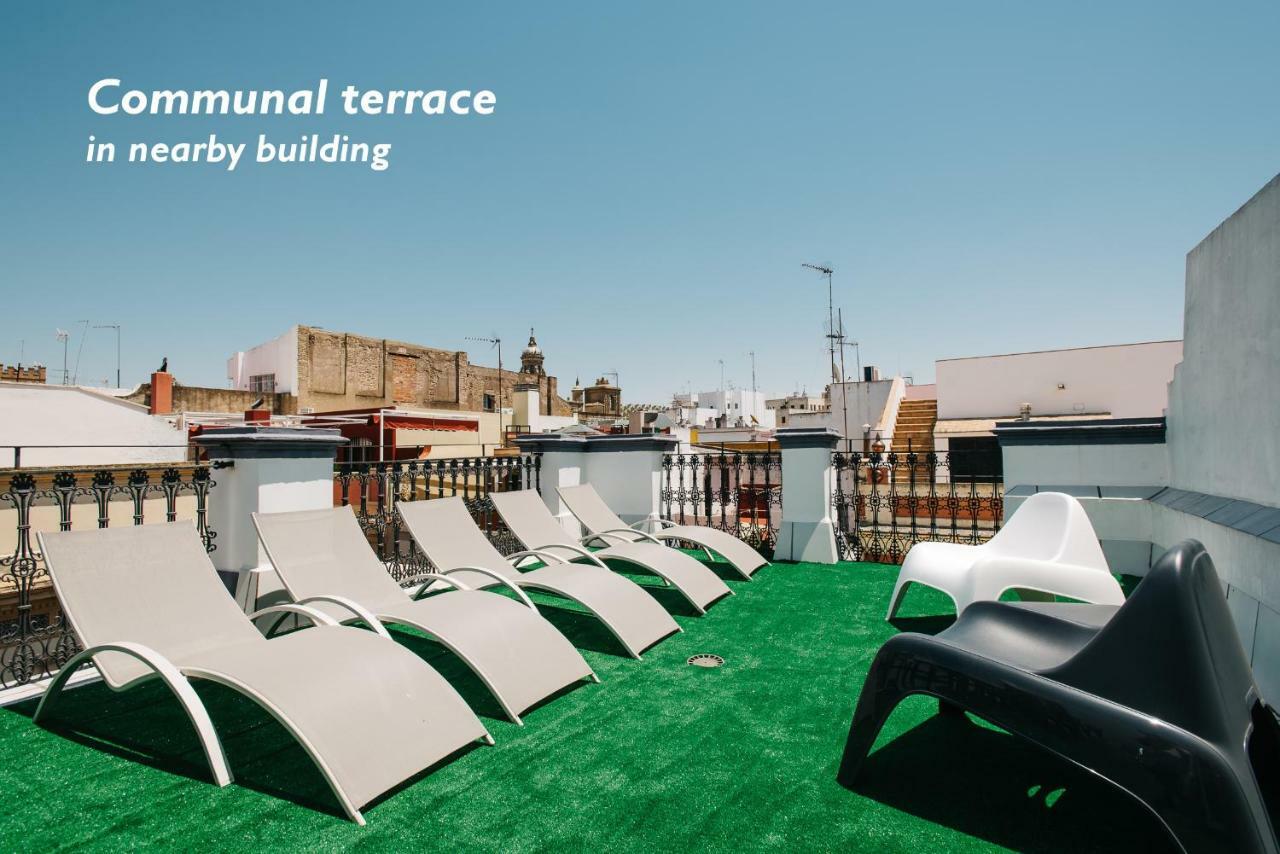 Hostly Acetres 1B-2B Center-Fibre-Conmunal Terrace-Parking Optional Sevilla Bagian luar foto